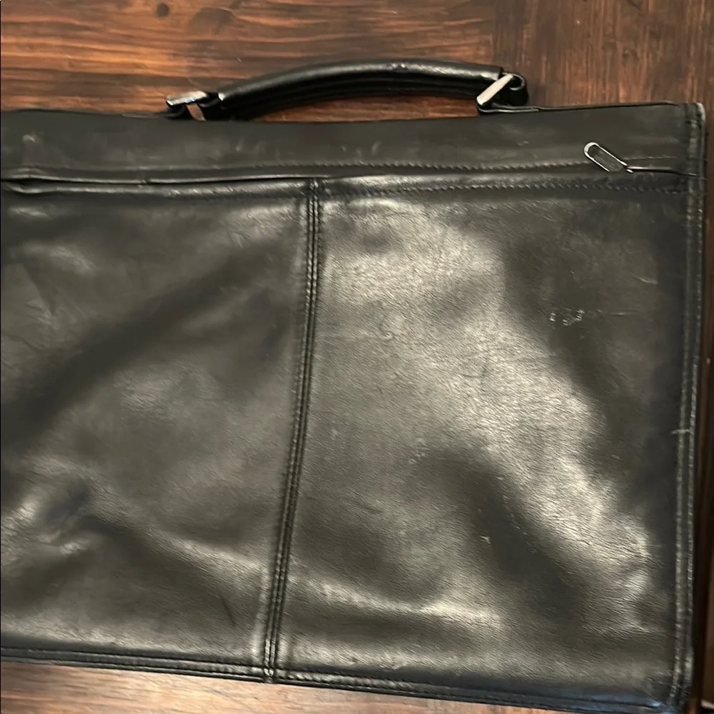 Picard Black Leather Briefcase - Picture 10 of 12